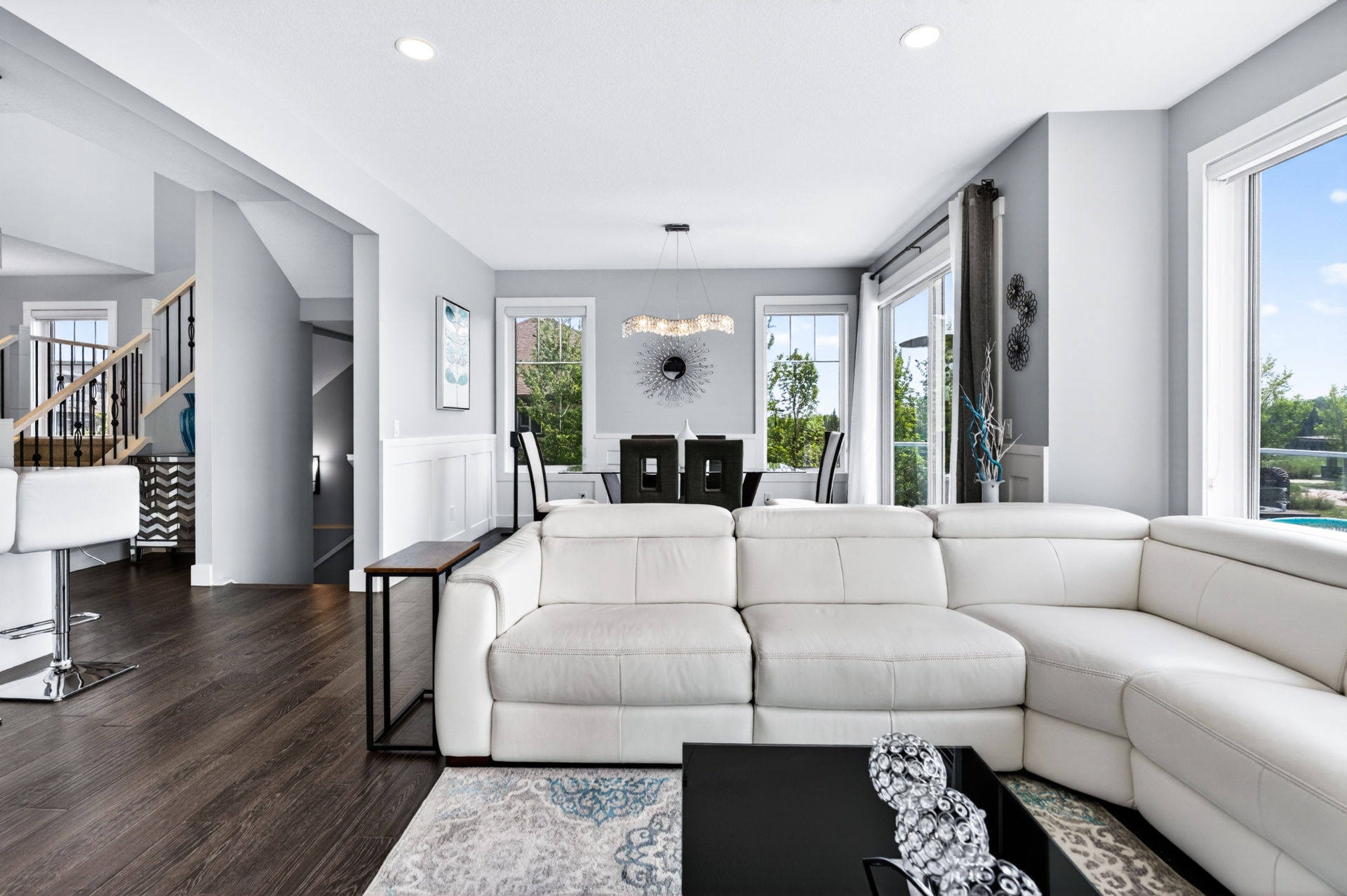 Dining into great room