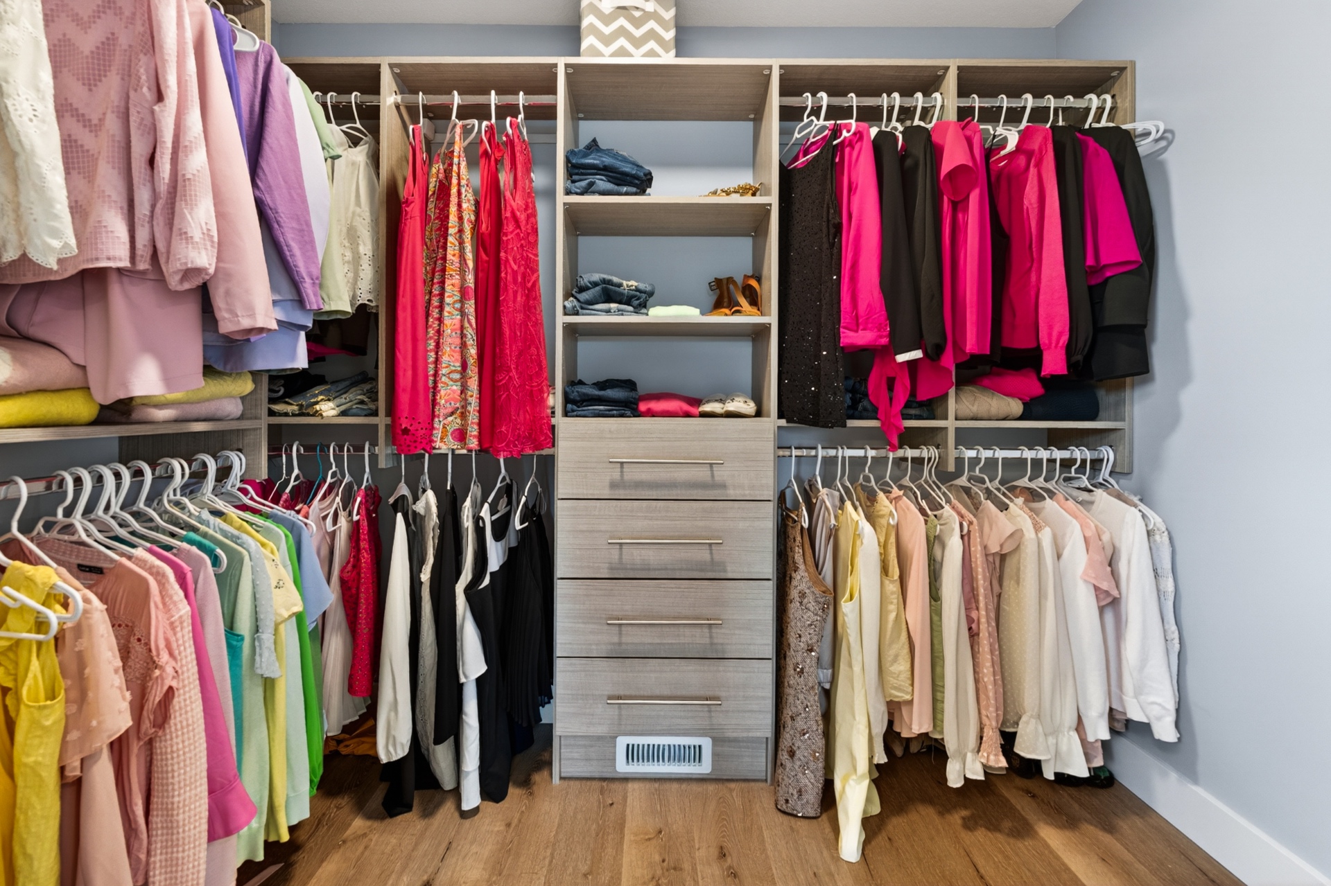 Custom walk-in closet